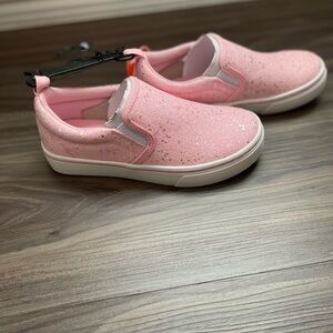 Wonder Nation Glittery Pink Kids Sneakers size 1-NWT